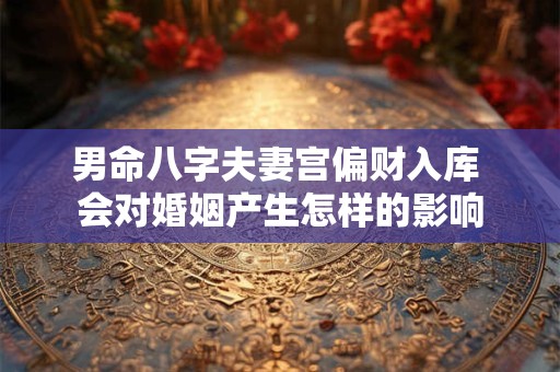 男命八字夫妻宫偏财入库 会对婚姻产生怎样的影响 男命八字夫妻宫偏财入库 会对婚姻产生怎样的影响