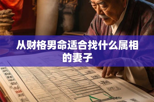 从财格男命适合找什么属相的妻子