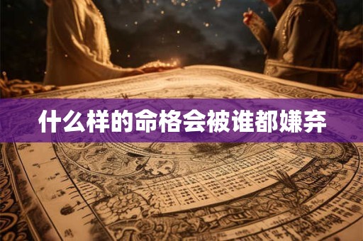 什么样的命格会被谁都嫌弃