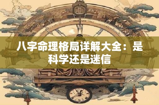 八字命理格局详解大全：是科学还是迷信