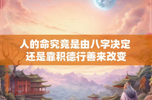 人的命究竟是由八字决定 还是靠积德行善来改变
