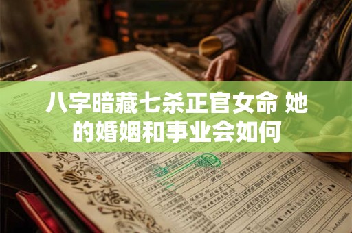 八字暗藏七杀正官女命 她的婚姻和事业会如何