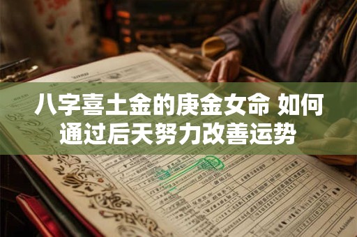 八字喜土金的庚金女命 如何通过后天努力改善运势