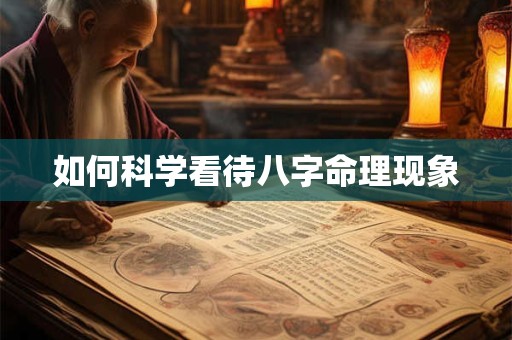 如何科学看待八字命理现象 如何科学看待八字命理现象