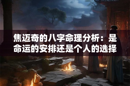 焦迈奇的八字命理分析：是命运的安排还是个人的选择