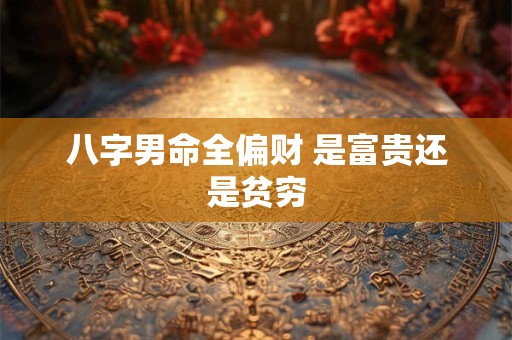 八字男命全偏财 是富贵还是贫穷