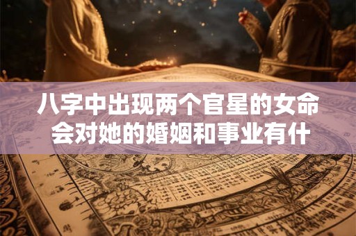 八字中出现两个官星的女命 会对她的婚姻和事业有什么影响呢