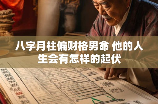 八字月柱偏财格男命 他的人生会有怎样的起伏