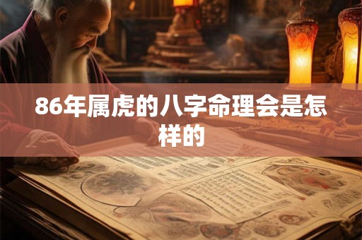 86年属虎的八字命理会是怎样的