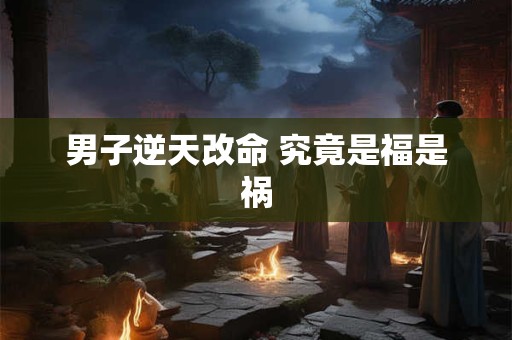 男子逆天改命 究竟是福是祸