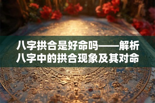 八字拱合是好命吗——解析八字中的拱合现象及其对命运的影响