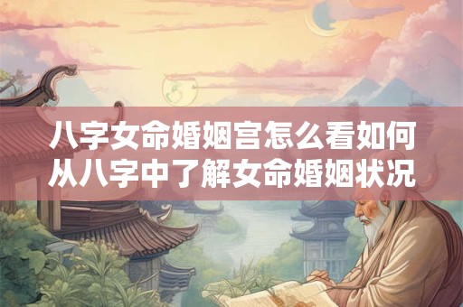 八字女命婚姻宫怎么看如何从八字中了解女命婚姻状况