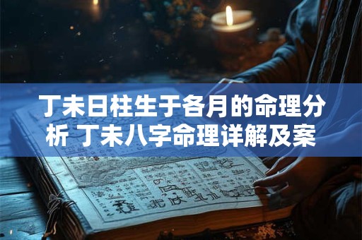 丁未日柱生于各月的命理分析 丁未八字命理详解及案例