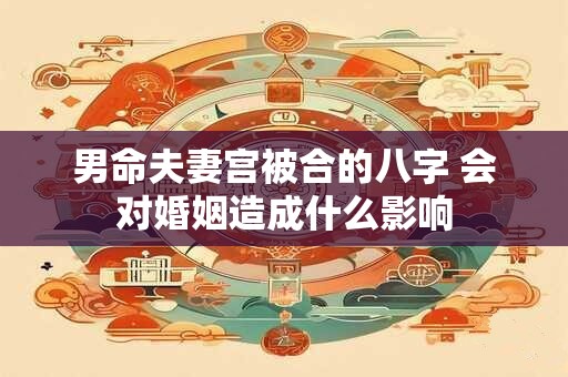 男命夫妻宫被合的八字 会对婚姻造成什么影响
