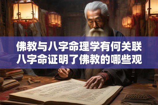 佛教与八字命理学有何关联八字命证明了佛教的哪些观点