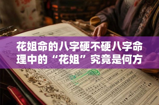 花姐命的八字硬不硬八字命理中的“花姐”究竟是何方神圣