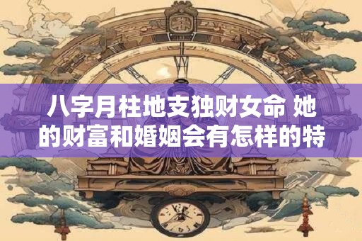 八字月柱地支独财女命 她的财富和婚姻会有怎样的特点