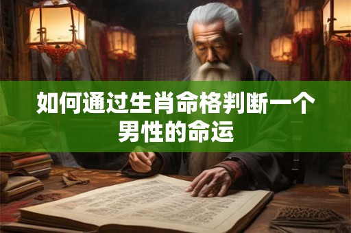 如何通过生肖命格判断一个男性的命运