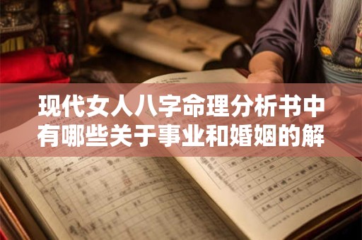 现代女人八字命理分析书中有哪些关于事业和婚姻的解读 现代女人八字命理分析书中有哪些关于事业和婚姻的解读