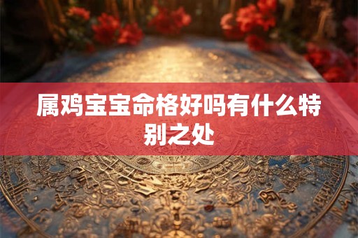 属鸡宝宝命格好吗有什么特别之处