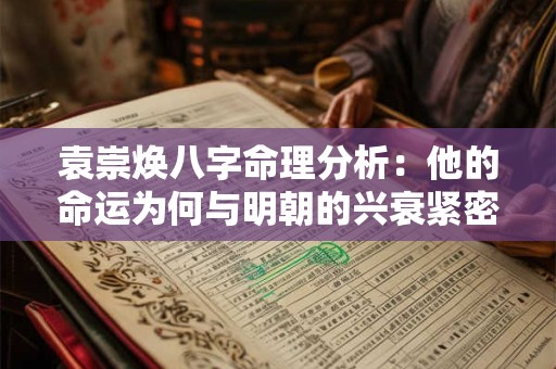袁崇焕八字命理分析：他的命运为何与明朝的兴衰紧密相连
