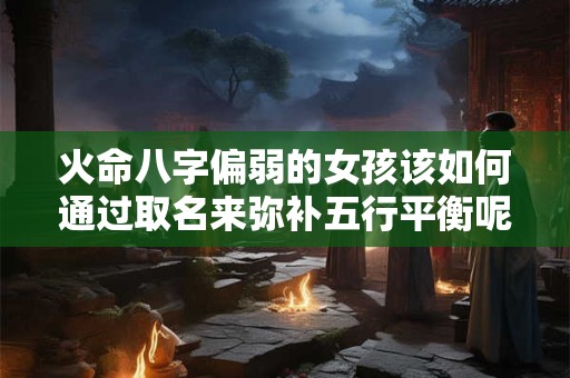 火命八字偏弱的女孩该如何通过取名来弥补五行平衡呢