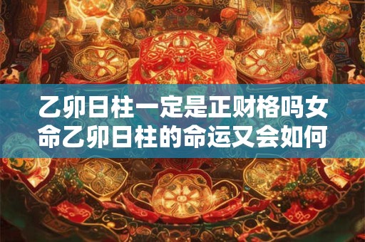乙卯日柱一定是正财格吗女命乙卯日柱的命运又会如何