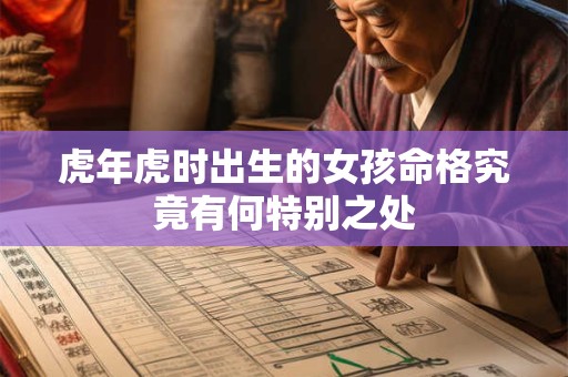 虎年虎时出生的女孩命格究竟有何特别之处