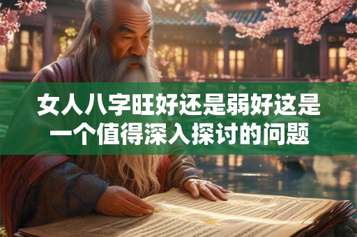 女人八字旺好还是弱好这是一个值得深入探讨的问题