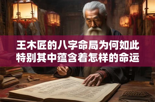 王木匠的八字命局为何如此特别其中蕴含着怎样的命运密码