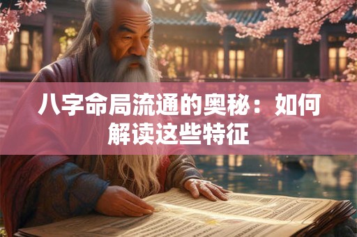 八字命局流通的奥秘：如何解读这些特征