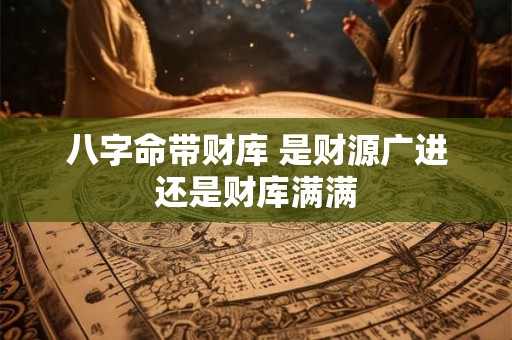 八字命带财库 是财源广进还是财库满满