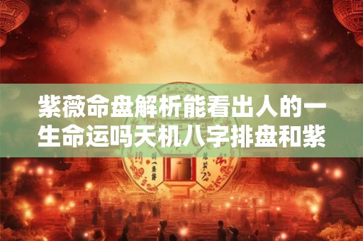 紫薇命盘解析能看出人的一生命运吗天机八字排盘和紫薇命盘哪个更准 紫薇命盘解析能看出人的一生命运吗天机八字排盘和紫薇命盘哪个更准