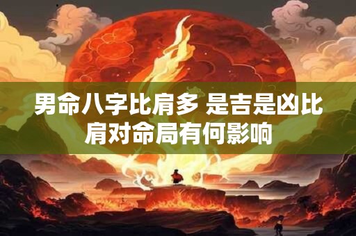 男命八字比肩多 是吉是凶比肩对命局有何影响