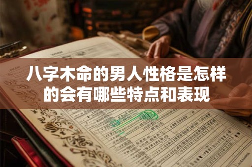八字木命的男人性格是怎样的会有哪些特点和表现