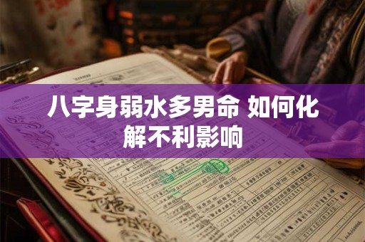 八字身弱水多男命 如何化解不利影响