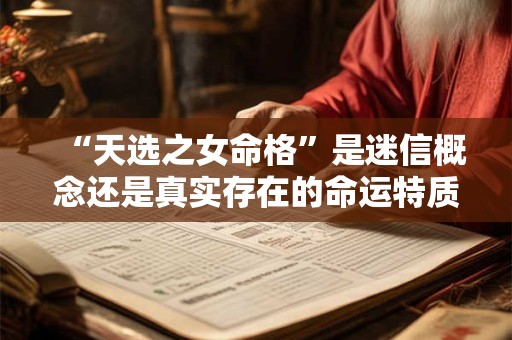 “天选之女命格”是迷信概念还是真实存在的命运特质 “天选之女命格”是迷信概念还是真实存在的命运特质