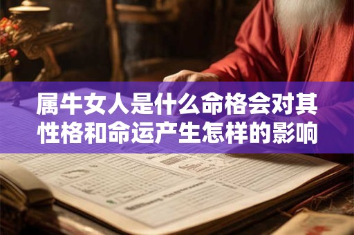 属牛女人是什么命格会对其性格和命运产生怎样的影响