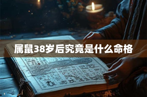 属鼠38岁后究竟是什么命格