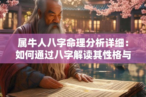 属牛人八字命理分析详细：如何通过八字解读其性格与命运