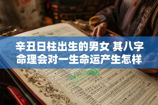 辛丑日柱出生的男女 其八字命理会对一生命运产生怎样的影响