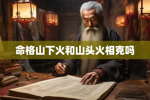 命格山下火和山头火相克吗