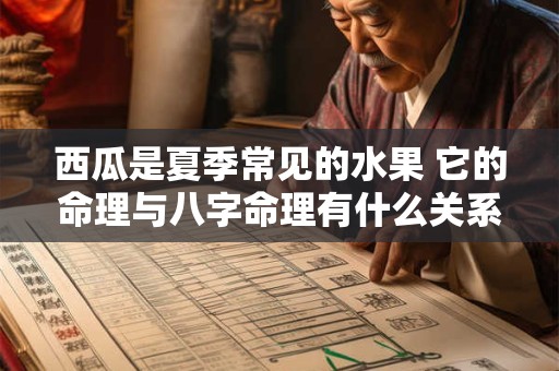 西瓜是夏季常见的水果 它的命理与八字命理有什么关系呢