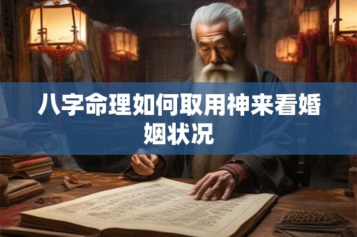 八字命理如何取用神来看婚姻状况