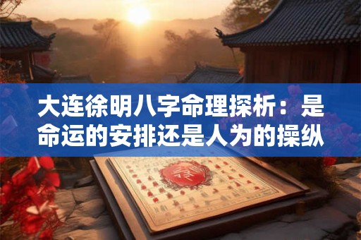 大连徐明八字命理探析：是命运的安排还是人为的操纵