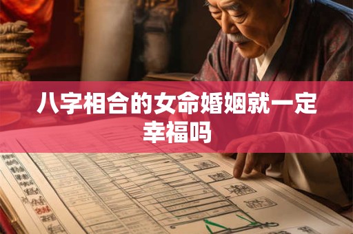 八字相合的女命婚姻就一定幸福吗