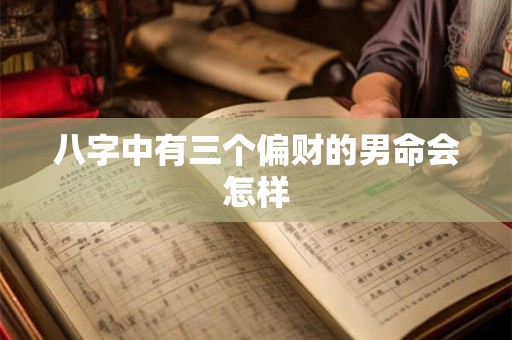 八字中有三个偏财的男命会怎样