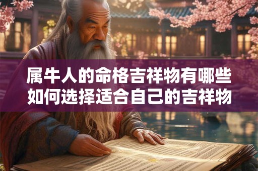 属牛人的命格吉祥物有哪些如何选择适合自己的吉祥物