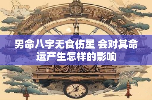 男命八字无食伤星 会对其命运产生怎样的影响