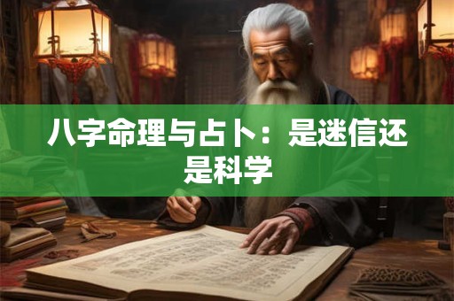 八字命理与占卜：是迷信还是科学